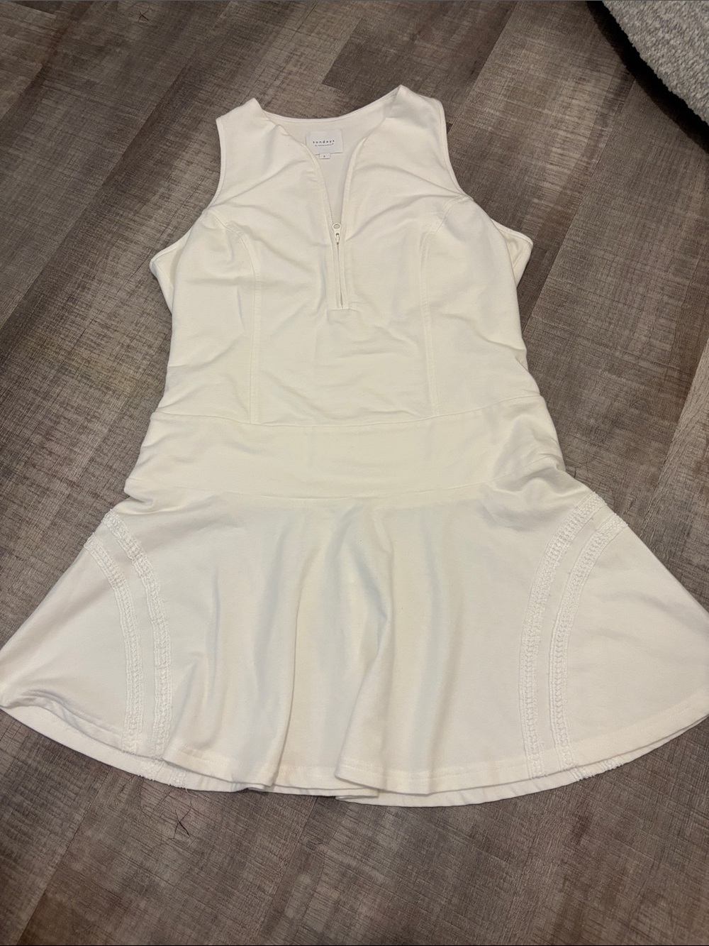 sundays light white dress